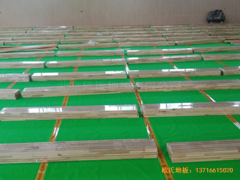 廣西南寧雅貴綜合訓練館體育木地板鋪設案例3