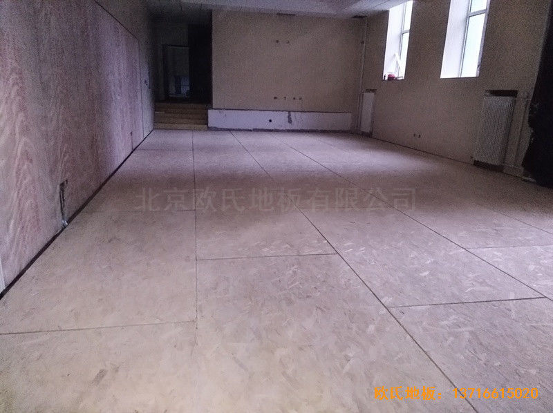 北京朝陽運(yùn)動(dòng)館體育地板鋪設(shè)案例3