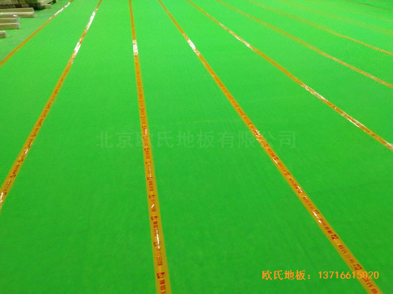 南京樂活體育館運動木地板施工案例3