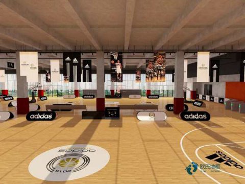 籃球場(chǎng)木地板畫線方法有哪些