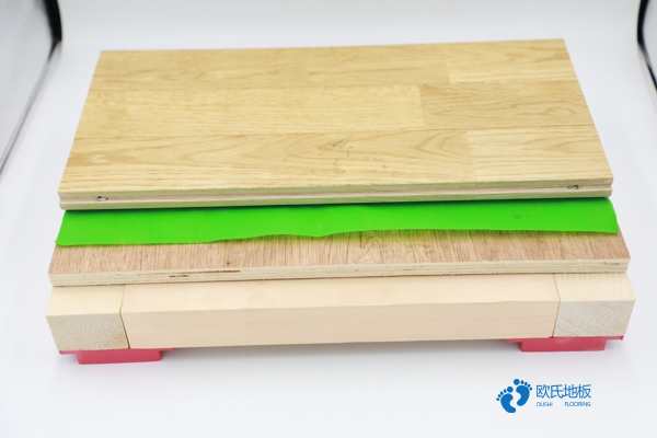 板式龍骨運(yùn)動籃球木地板報價