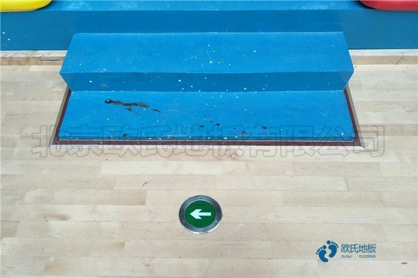 學?；@球木地板減震技術2