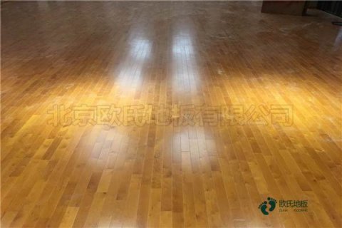 籃球館體育木地板施工工藝