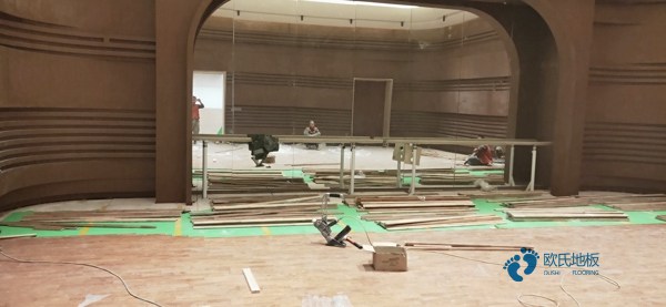 體育館木地板安裝方法3